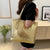 Chic and Roomy Metallic Crocodile-Texture Shopper Tote Bag