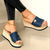Summer Chic Women's Thick-Soled Slip-on Wedge Sandals