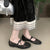 Soft Sole Women's Breathable Lace Flats with Bow Decor