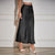 Women’s Elegant Lace-Up Satin Long Skirt in Solid Colors