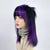 Women’s Two-Tone Straight Hair Wig with Medium-Length Layers and Bangs