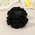 Polka Dot Pattern Fabric Rose Flower Hair Claw Clips for Women
