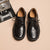 Kelly - Flat Genuine Leather and Rubber Sole Oxford Shoes for Women