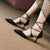 Everyday Basic Plain Pointed Toe Gladiator Heels