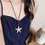 Ocean Breeze Starfish and Shell Conch Long Necklace for Summer