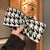 3-Piece Knitted Elastic Headbands Set with Retro Geometric Patterns
