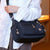 Multi-Compartment Minimalist Solid Color Crossbody Bag for Women