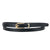 Thin and Slim Waist Belt for Women with Alloy Buckle
