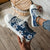 Casual Floral Print Lace-up Canvas Shoes for Women