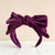 Women's Soft Velvet Fabric Headbands with Chic Bowknot
