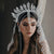 Delicate Rhinestone Embellishments Bridal Crown with Stylish Tassels