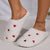 Women's Love Heart-Shaped Home and Bedroom Slippers