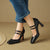 Double Buckle Strap Women's Pointed Toe High Heels Shoes