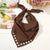 Boho Vibes Triangular Headscarf Accented with Metal Eyelets