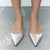 Sophisticated Pointed Toe Slip-on Shoes