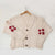 Star Embroidered Knitted Cardigan Sweater