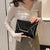 Quilted Flat Envelope Style Clutch Bags