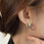 Women's High-Grade Metallic Textured Hoop Earrings