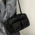 Trendy Women's Glossy Shoulder Bag with Front Pockets
