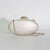 Serene Oval Shape Evening Clutch Purse Handbag for Women
