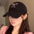 Solid Color Bowknot Embroidery Snapback Baseball Hats