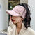Empty Top Knitted Outdoor Sun Visor Sports Hat for Women