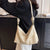 Slouchy Soft-Touch Shoulder Bag with Knotted Strap Details
