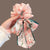 Colorful & Chic Printed Bow Design Hair Ties for Women