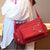 Multi-Compartment Minimalist Solid Color Crossbody Bag for Women