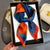 Women's Elegant Vintage Faux Silk Flower Pattern Square Scarves