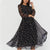 Classic Long-Sleeved Polka Dot Dress for Casual and Formal Looks