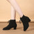 Women's Thick Square Heel Lace-Up Ankle Boots