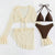 Complete 4-Piece Long-Sleeve Bikini Cover-Up Set for Women