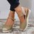 Summer-Perfect Colorblock Slingback Wedges with Closed Front Design