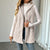 Women's Double-Sided Fleece Button-Up Hooded Cardigan Vest