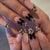 Y2K Edgy Punk Gothic Design Black Press-on Fake Nails