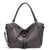 Spacious Boho Retro Tassel Decor Tote Shoulder Bag for Women