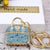 Rhinestone Studded Exquisite Mini Bag Pendant Keychain