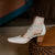 Cross-tied Garter Strap Chunky Heels Sandals for Women