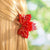 Autumn Maple Leaves Design with Rhinestones Hair Claws