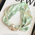 Elegant Pearl Chain Neck Scarf with Magnetic Buckle for Women