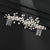 Sparkling Faux Pearl Leaf Rhinestone Wedding Hair Accessories