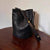 Spacious Retro Style Soft Leather Bucket Bag for Women