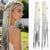 Trendy Bohemian-Inspired Clip-in Hair Braids Extension