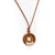 Boho Style Handmade Wooden Circular Pendant Necklace
