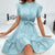 Polka Dot Dress with Chic Butterfly Sleeve Style for Women