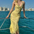 Summertime Floral Dress with Deep V-Neck for Women