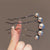 Fashion Metal U-Shaped Hair Sticks with Faux Pearl Detailing