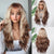 Perfectly Curled Long Hair Wigs with Flattering Bangs