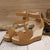 Summer Must-Have Faux Suede Espadrille Wedges with Ankle Strap